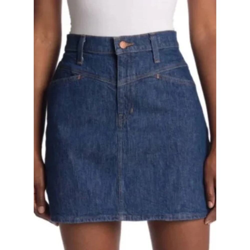 Madewell A-Line Stretch Denim Skirt Size 25